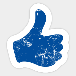 Thumbs-Up (Blue) Sticker